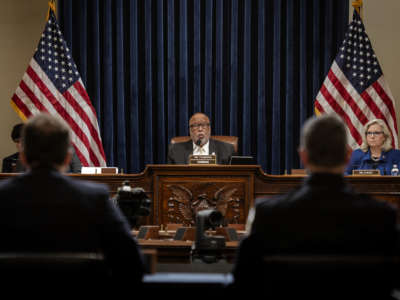 Rep. Bennie Thompson speaks during a hearing