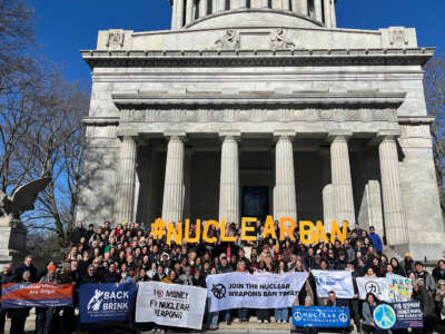 Supporters of the Treaty on the Prohibition of Nuclear Weapons gathered in New York in March 2025 to discuss nuclear disarmament and encourage all nations to join the treaty.