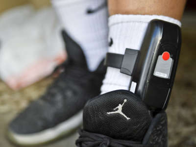 The Libre by Nexus electronic ankle bracelet as seen on Saturday, Feb. 18, 2017 in Los Angeles, CA.