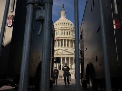 The U.S. Capitol Visitors Center in Washington, D.C., is closed to visitors during the federal government shutdown, on October 1, 2025.