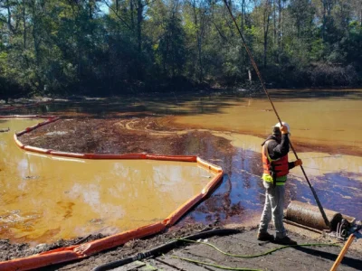 Residents of Roseland, Louisiana, are pressing the government for information and assistance in the wake of the blast at an oil facility in August spewed sludge up to 50 miles away.